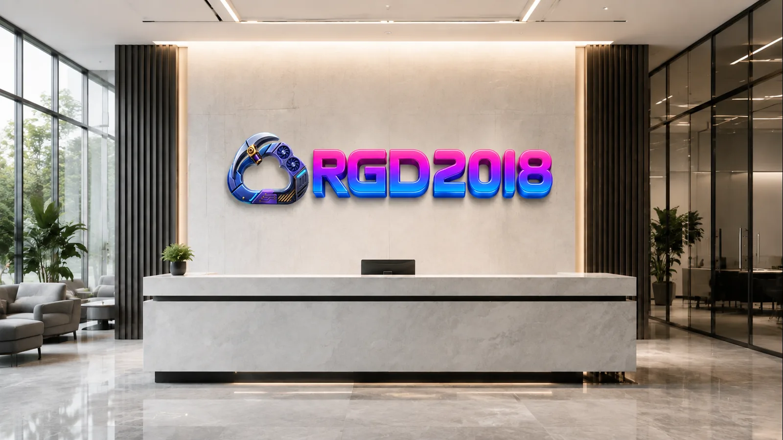 RGD2018 company reception area